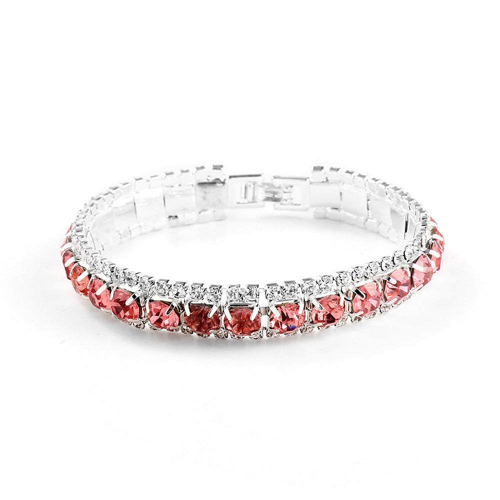 Women's Rhinestone Roman Bracelet