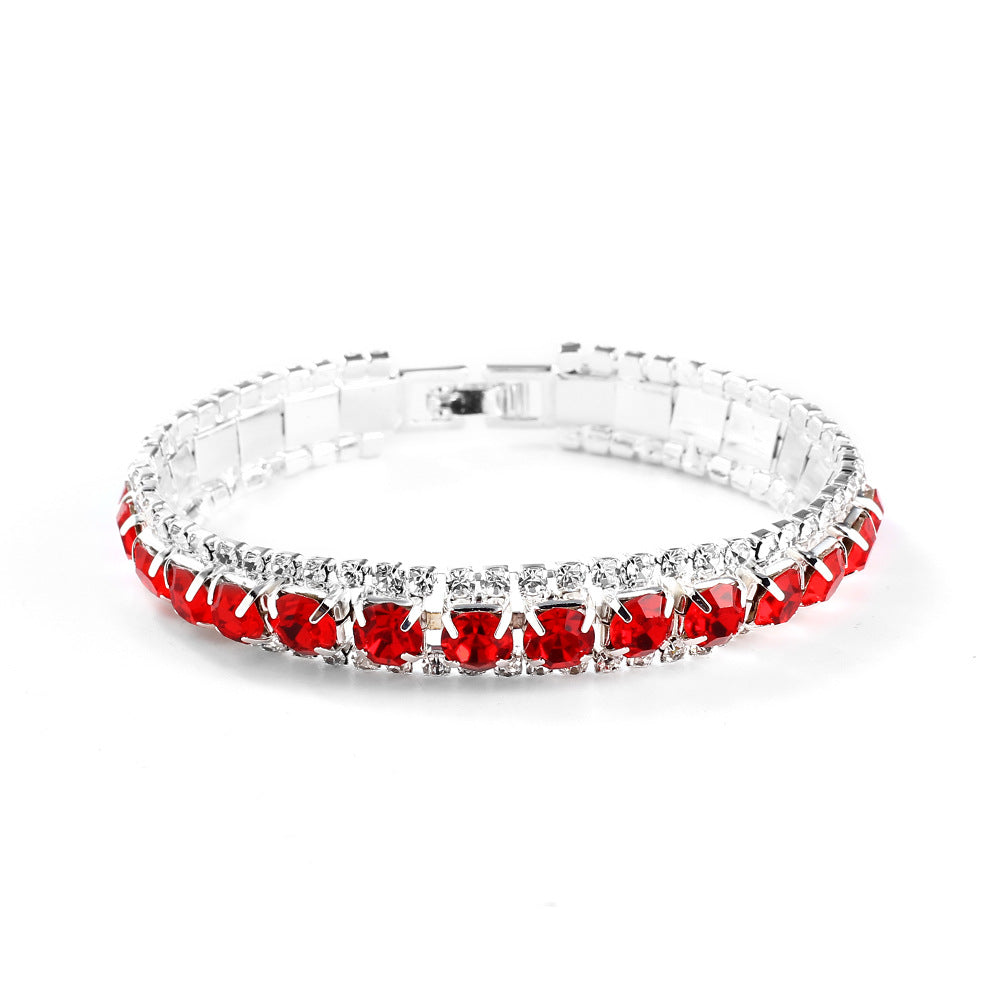 Women's Rhinestone Roman Bracelet