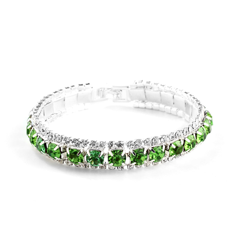 Women's Rhinestone Roman Bracelet