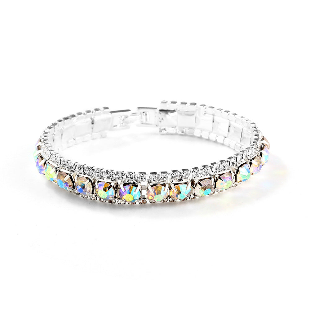 Women's Rhinestone Roman Bracelet