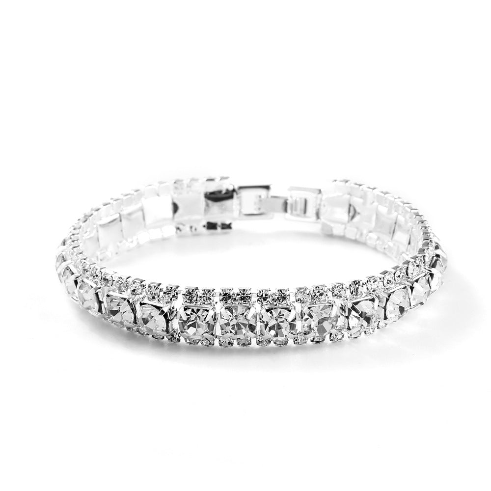 Women's Rhinestone Roman Bracelet
