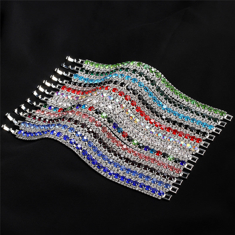 Women's Rhinestone Roman Bracelet