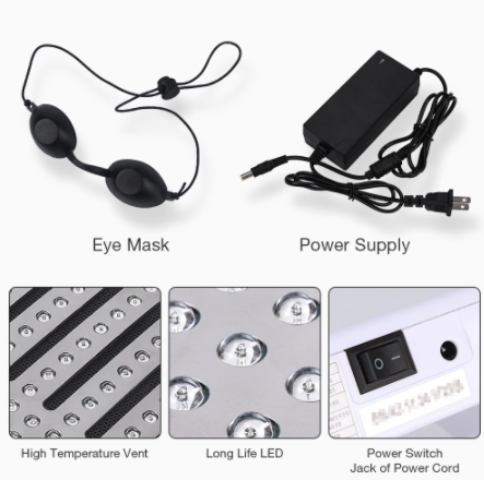 7 Colors PDF Led Light Therapy Mask Skin Rejuvenation Photon Acne Remover Anti-Wrinkle Red Led Light Treatment Device