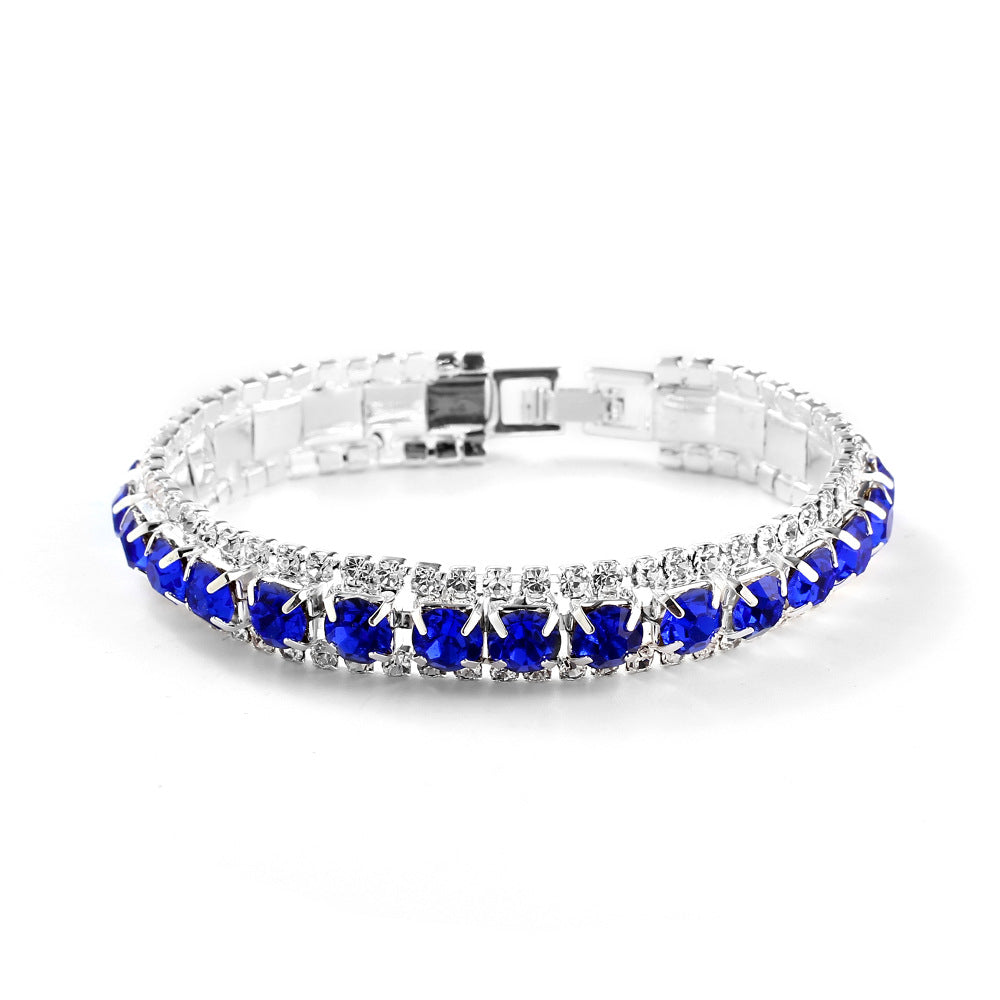 Women's Rhinestone Roman Bracelet