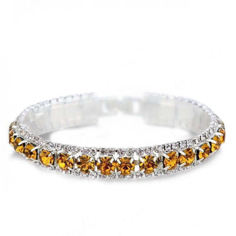 Women's Rhinestone Roman Bracelet