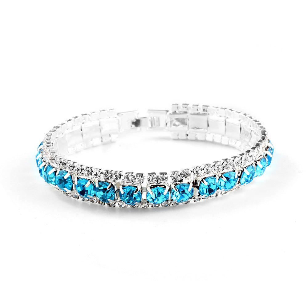 Women's Rhinestone Roman Bracelet