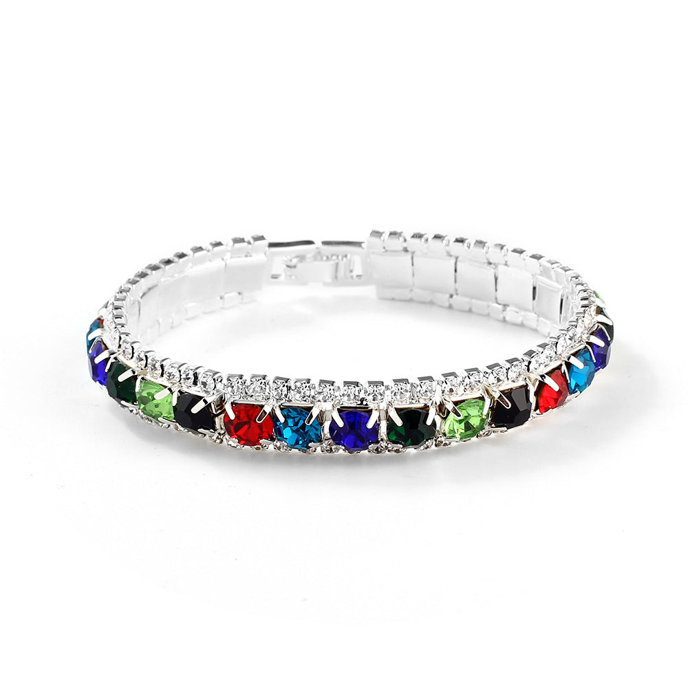 Women's Rhinestone Roman Bracelet