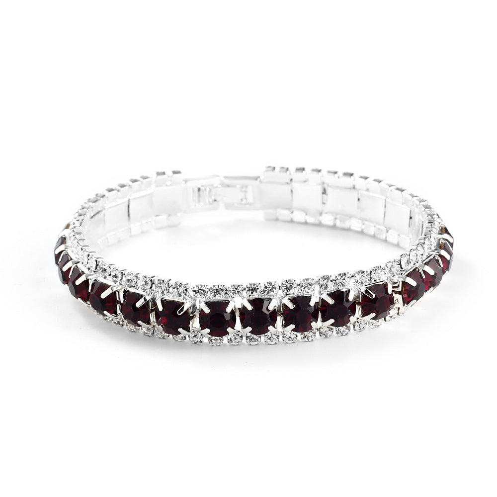 Women's Rhinestone Roman Bracelet