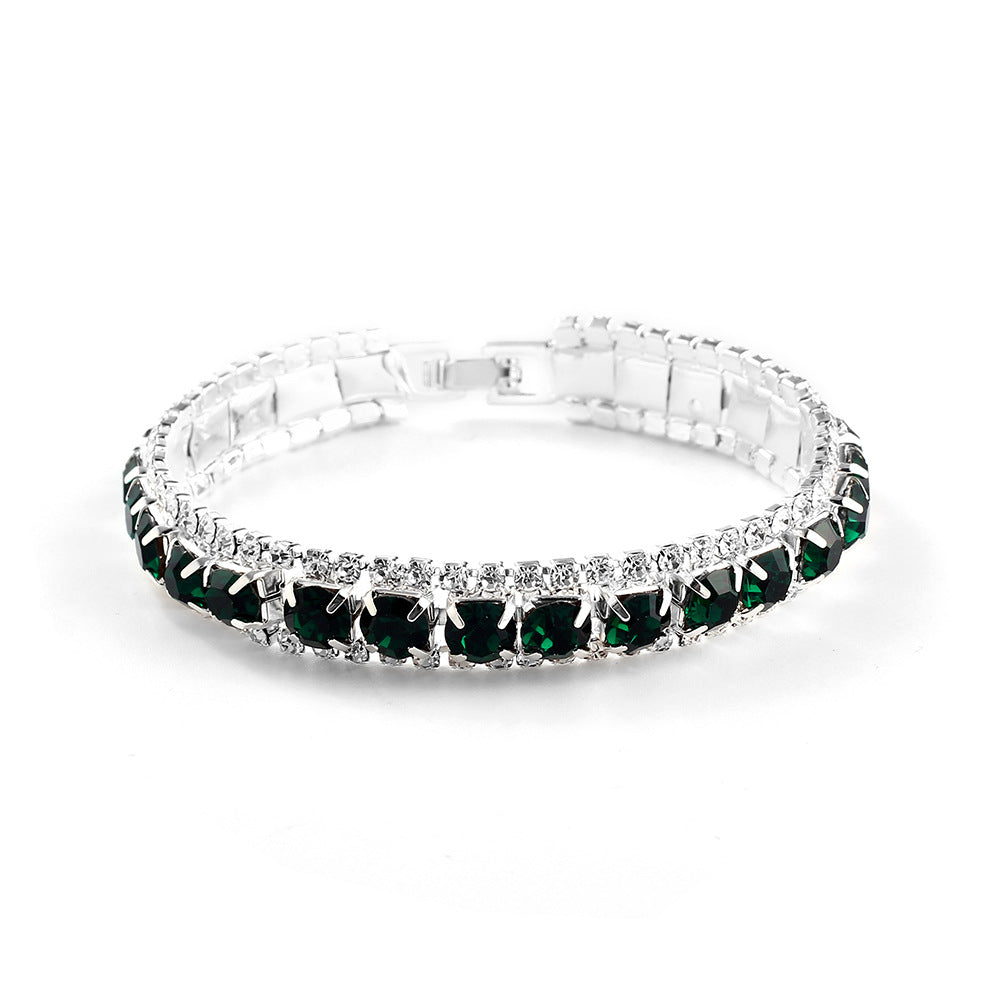 Women's Rhinestone Roman Bracelet