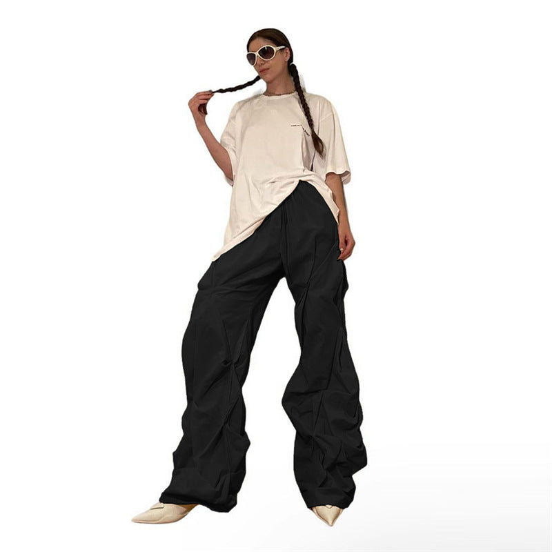 Women's High Waist Loose Sports Casual Pants