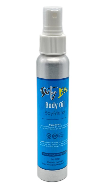 Dirty Bee Organic Rice Bran, Raspberry Seed, Jojobo & Coconut Body Oil Locks in Moisture & Promotes Collagen