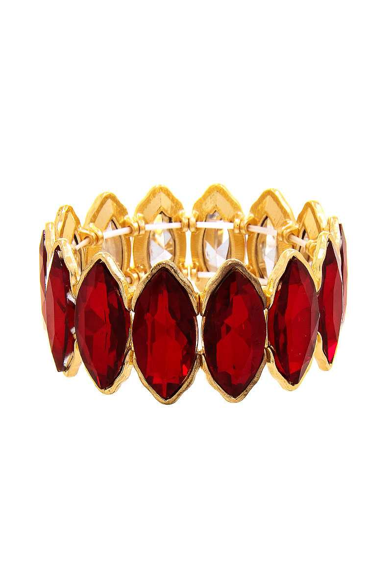 Women's Oval Rhinestone Style Bracelet