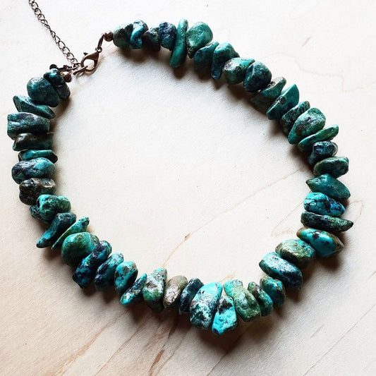 Women's Chunky Turquoise Collar Necklace