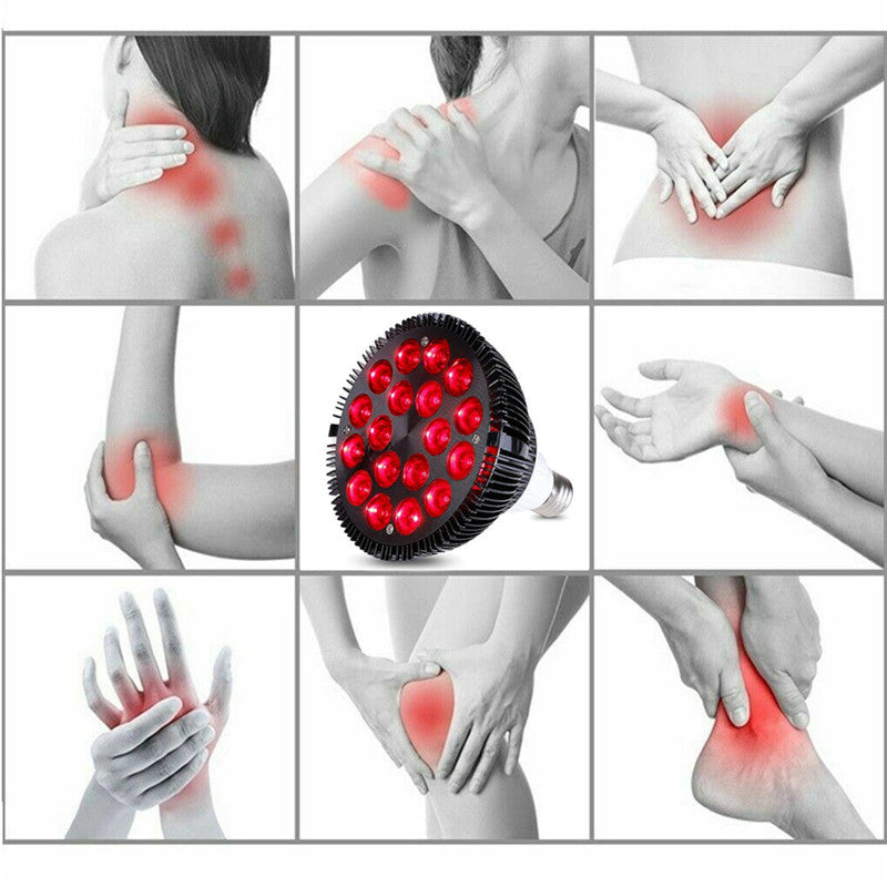 24W LED infrared Physiotherapy Muscle Joint Pain Relief Lamp