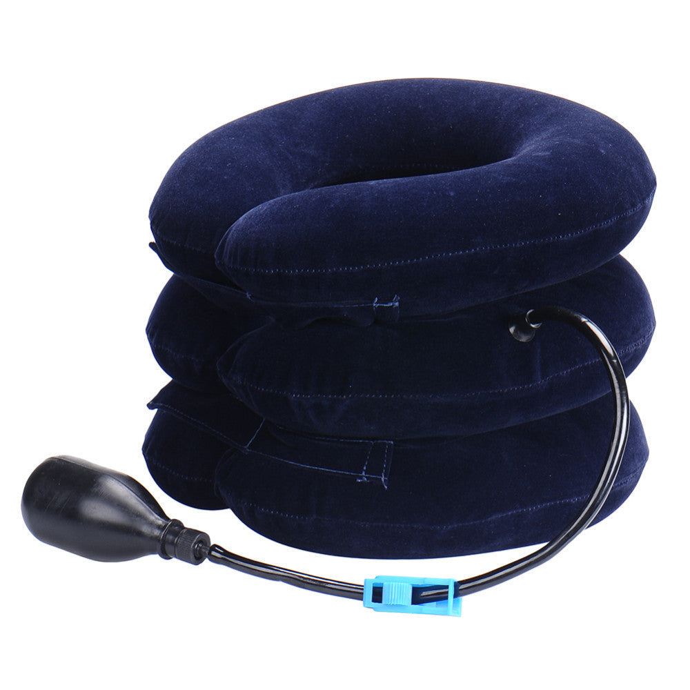 Portable Three-layer Cervical Traction Device For Home Use