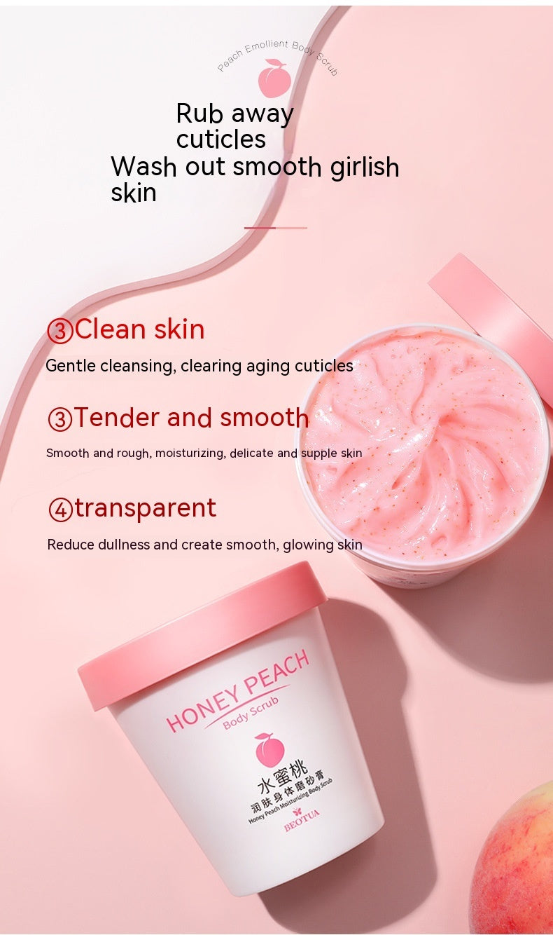 Peach Moisturizing Body Scrub Cream