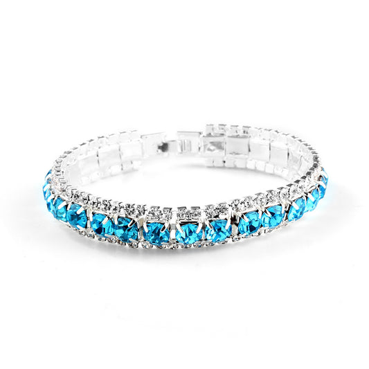 Women's Rhinestone Roman Bracelet