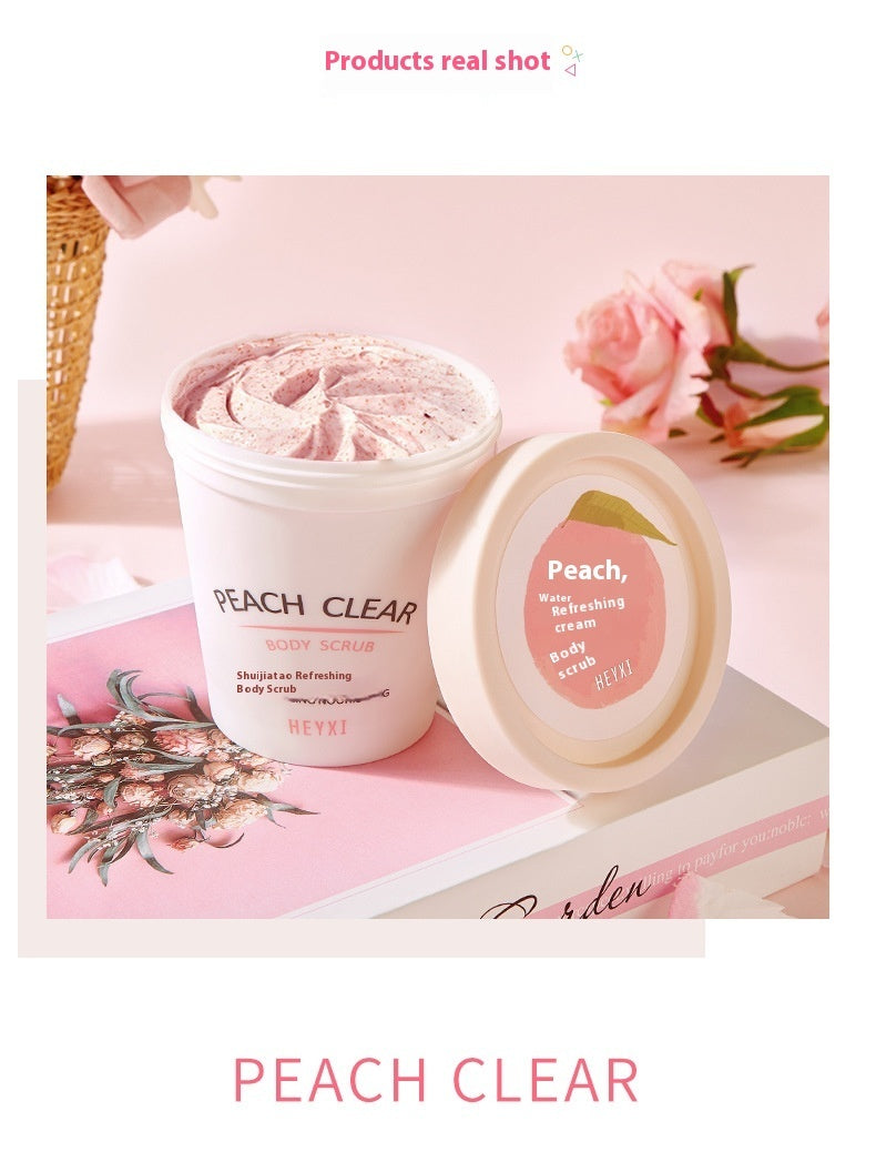 Peach Moisturizing Body Scrub Cream