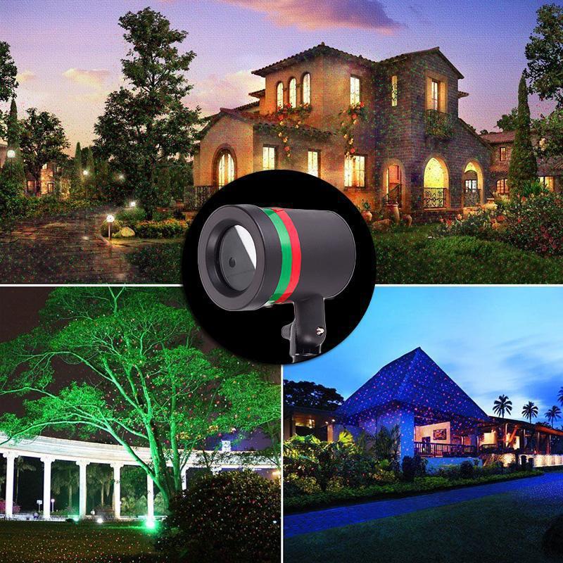 Outdoor garden light waterproof laser light