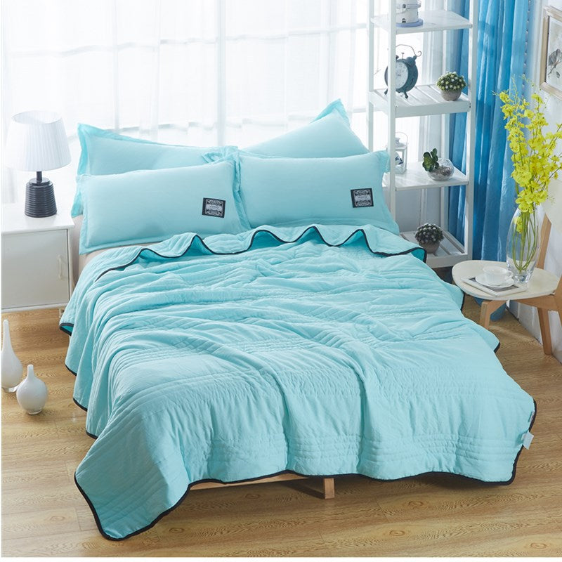 Cooling Ice Silk Ventilating Summer Quilt