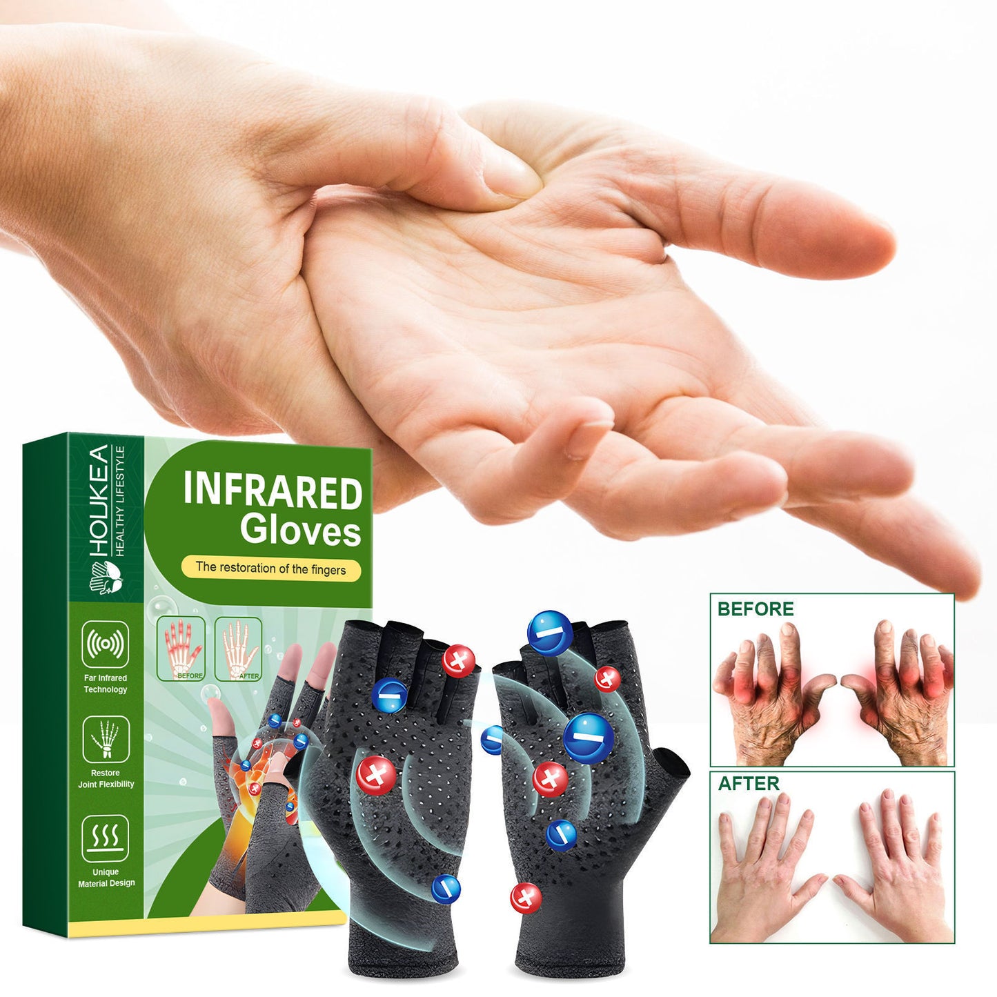 Infrared Hand Swelling Gloves