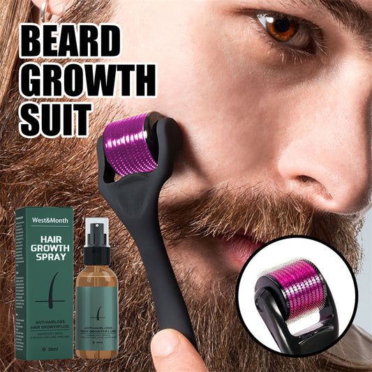 Beard Powder Extension Thinning Thickening Hair Growth Set