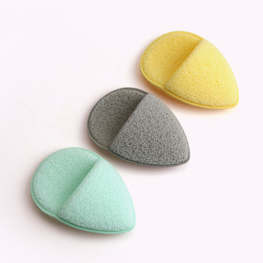 Drop-shaped sponge face wash