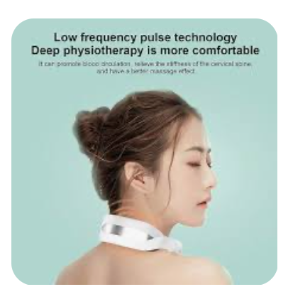 Electric Deep Low Frequency Pulsating Shiatsu Neck Cervical Vertebra Massage Pain Physiotherapy Tool