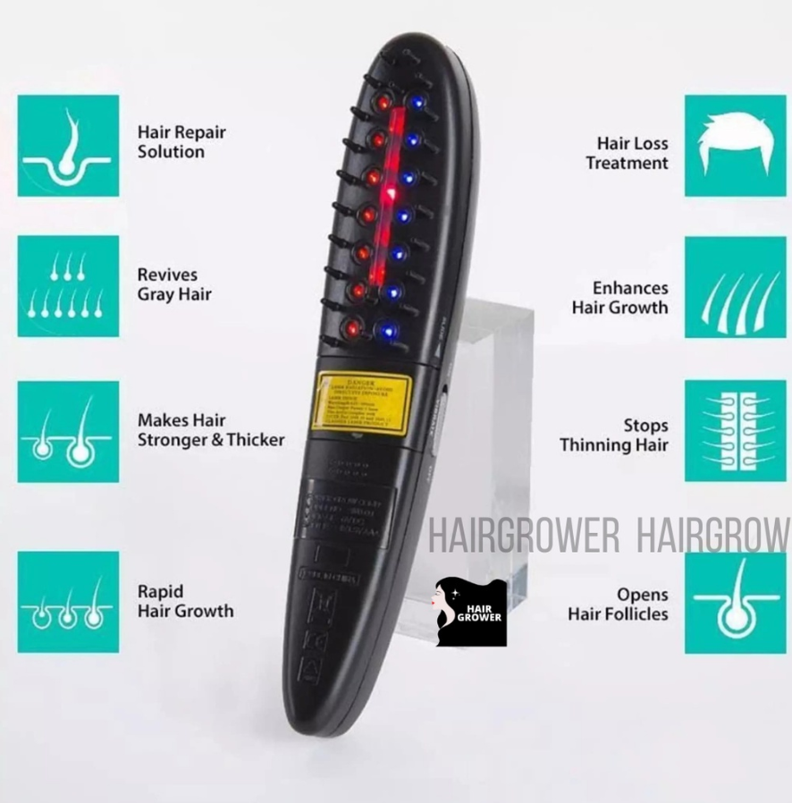 Rejuvenating Electric Hair Root Follicle Stimulator Comb