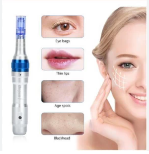 Electric Microneedle Pen Scars Wrinkles Skin Instrument