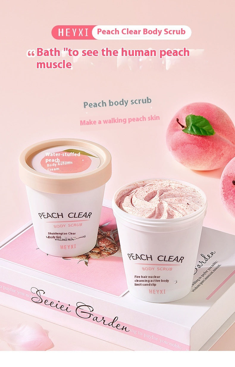 Peach Moisturizing Body Scrub Cream