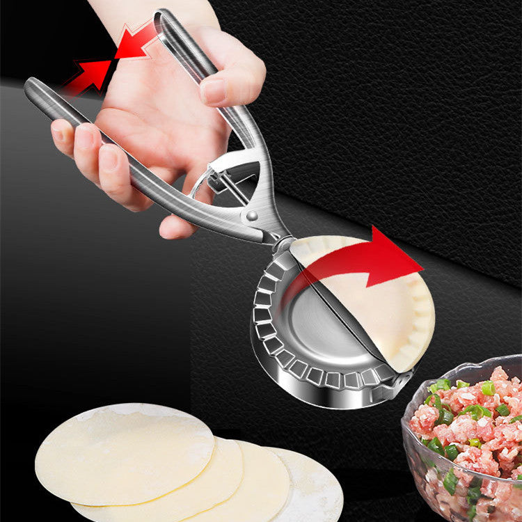 Kitchen Dumpling Ravioli Maker Press Mold Seal Long Handle Stainless Steel