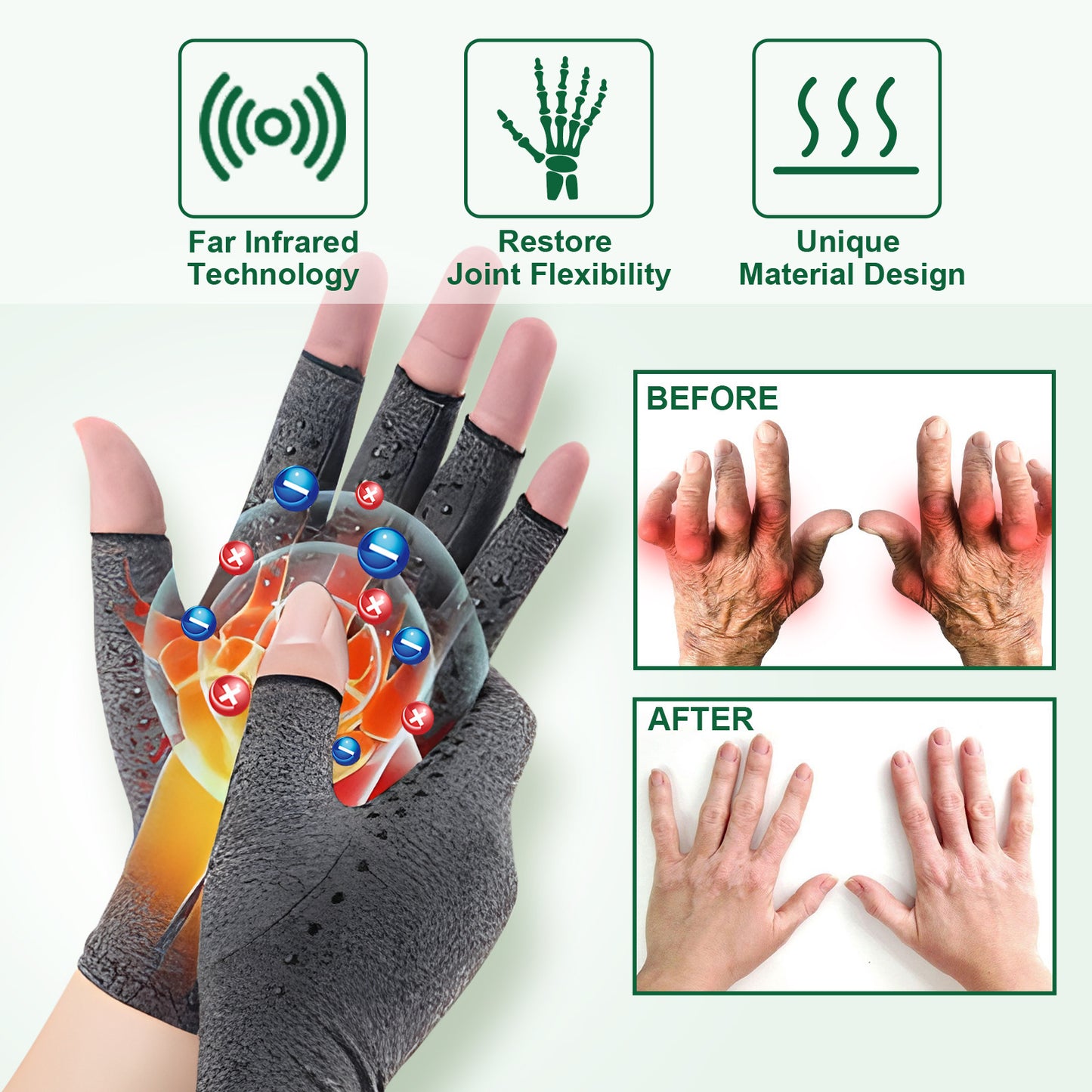 Infrared Hand Swelling Gloves