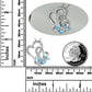Butterfly Heart Necklaces for Women Girls Sterling Silver
