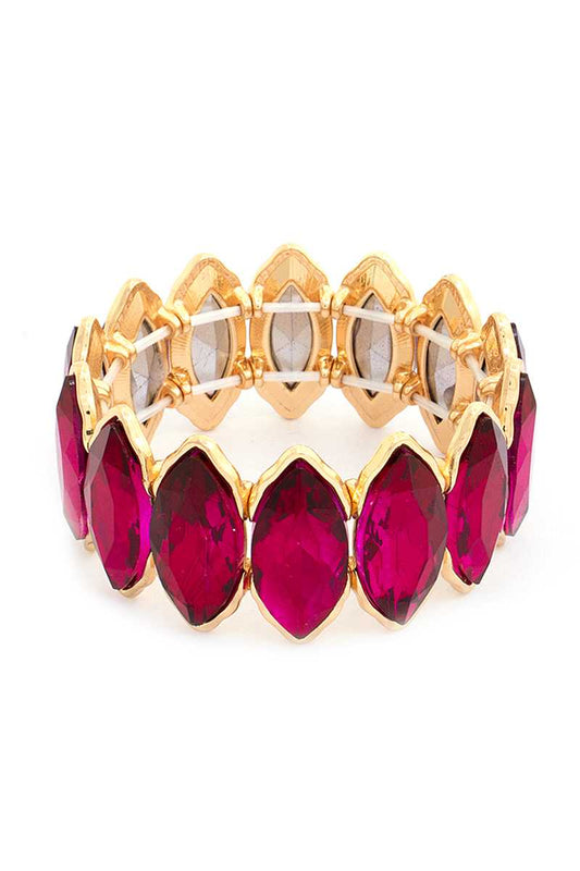 Women's Oval Rhinestone Style Bracelet