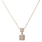 Women's Women's Double Square Necklace